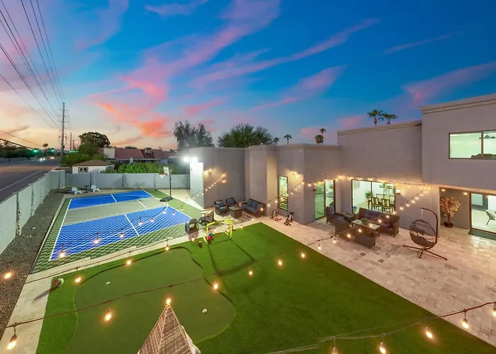 Tropical Fun W Waterslide, Pickleball & Hoops Ferienhaus Phoenix