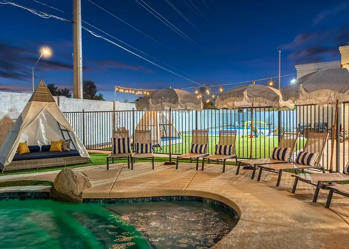 Tropical Fun W Waterslide, Pickleball & Hoops Phoenix